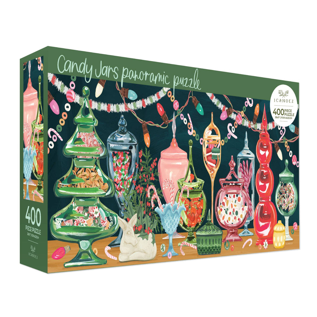 Candy Jars 400 Piece Christmas Puzzle by 1canoe2
