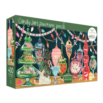 Candy Jars 400 Piece Christmas Puzzle by 1canoe2