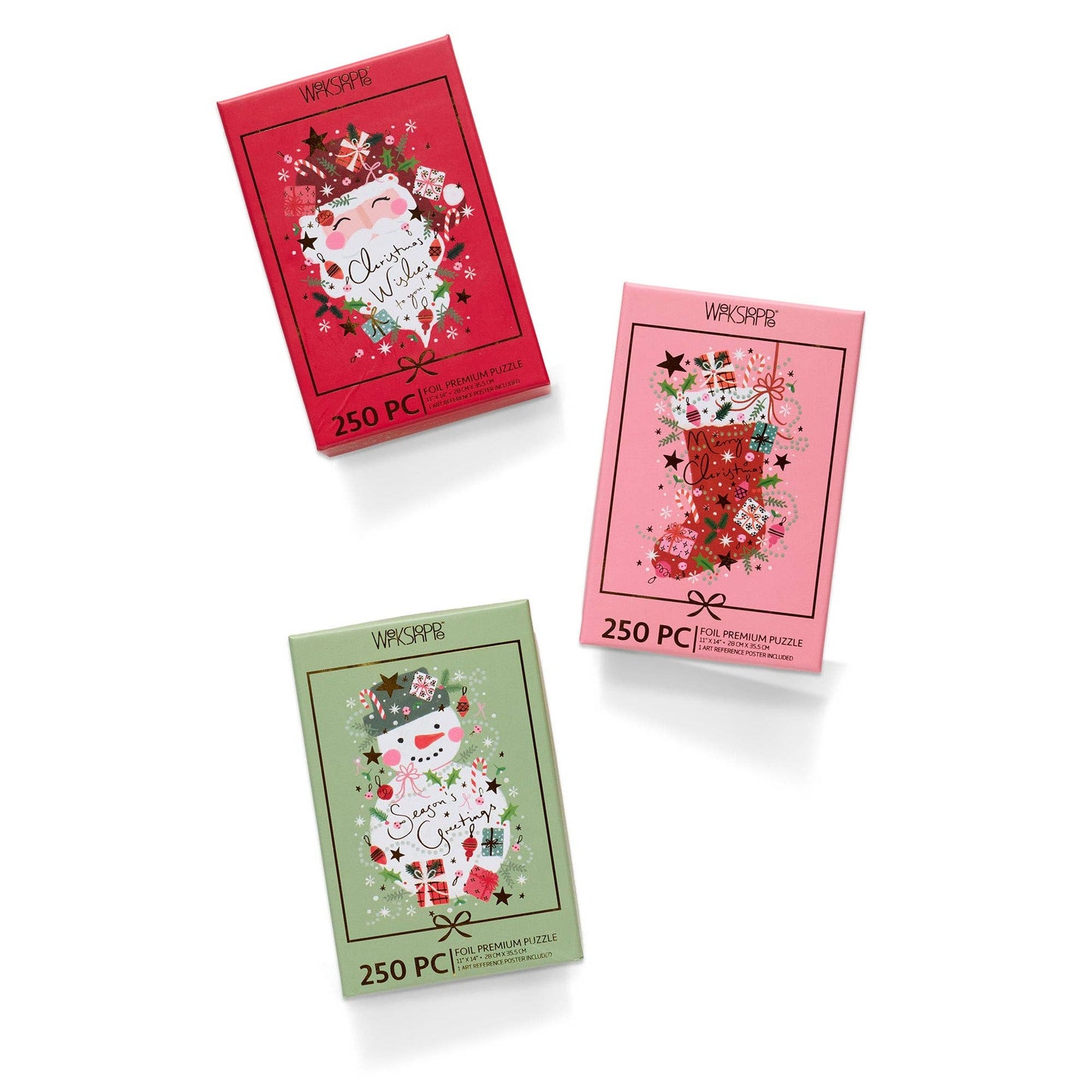 Christmas Wishes Mini Puzzle Set