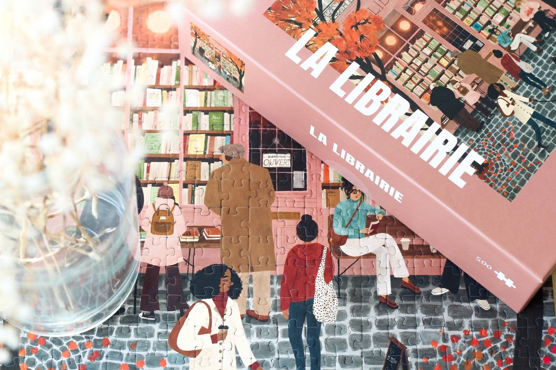 La Librairie Bookstore 500 Piece Puzzle by Piecely