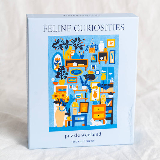 Feline Curiosities Cat Puzzle by Ambre Verschaeve for Puzzle Weekend