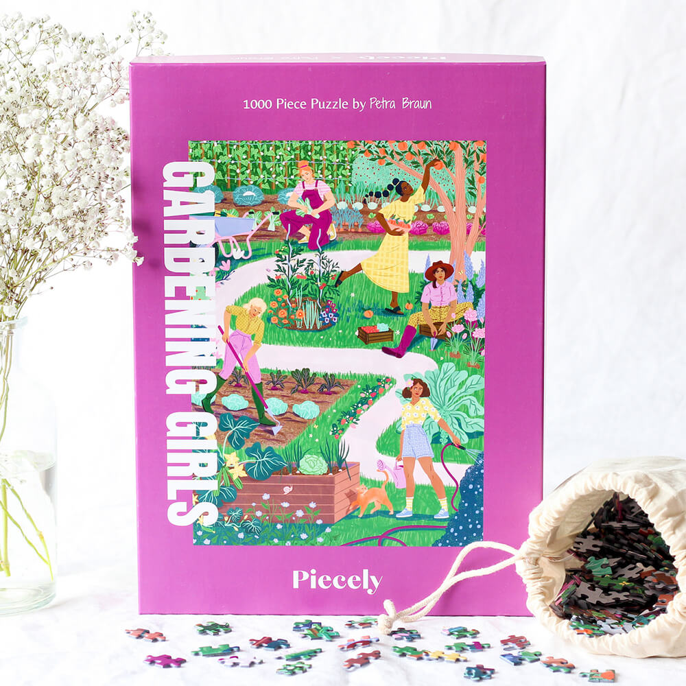 Gardening Girls 1000 Piece Puzzle by Piecely • Puzzle Weekend