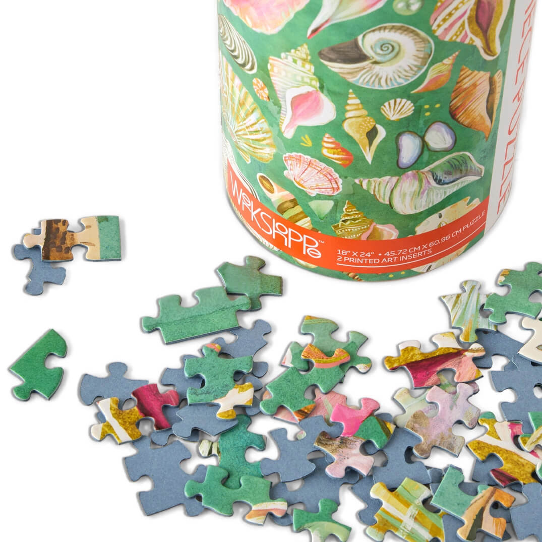 Katie Daisy Puzzle - Shell Collector Puzzle by Werkshoppe