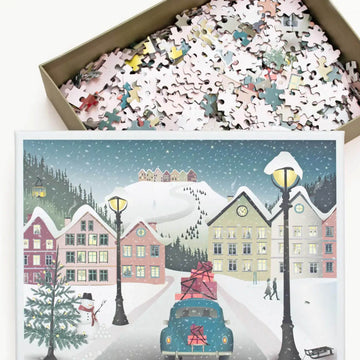 Let it Snow ViSSEVASSE Christmas Puzzle