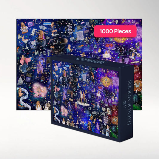 Taylor Swift Jigsaw Puzzle Inspired by Midnights Era