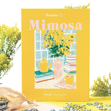 Mimosa 1000 Piece Puzzle by Piecely • Puzzle Weekend