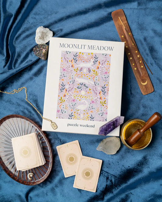 moonlit meadow jigsaw puzzle by jill labieniec