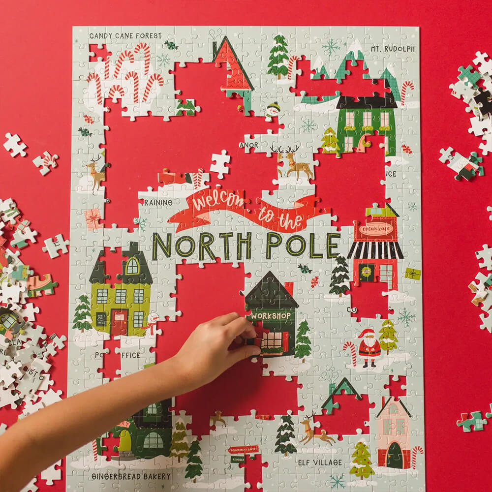 Welcome to the North Pole puzzle by Pippi Post