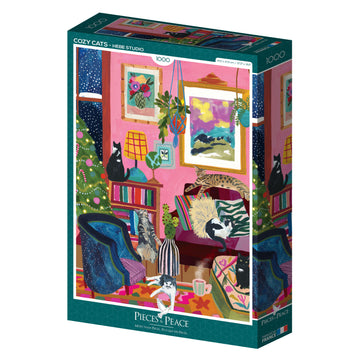 Cozy Cats Hebe Studio Puzzle