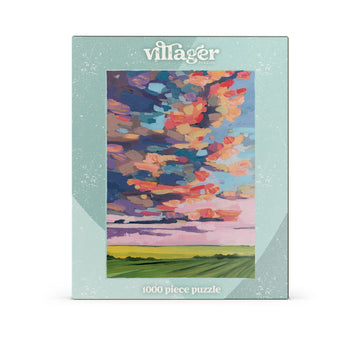 Prairie Sky Abstract Nature Puzzle by Villager Puzzles