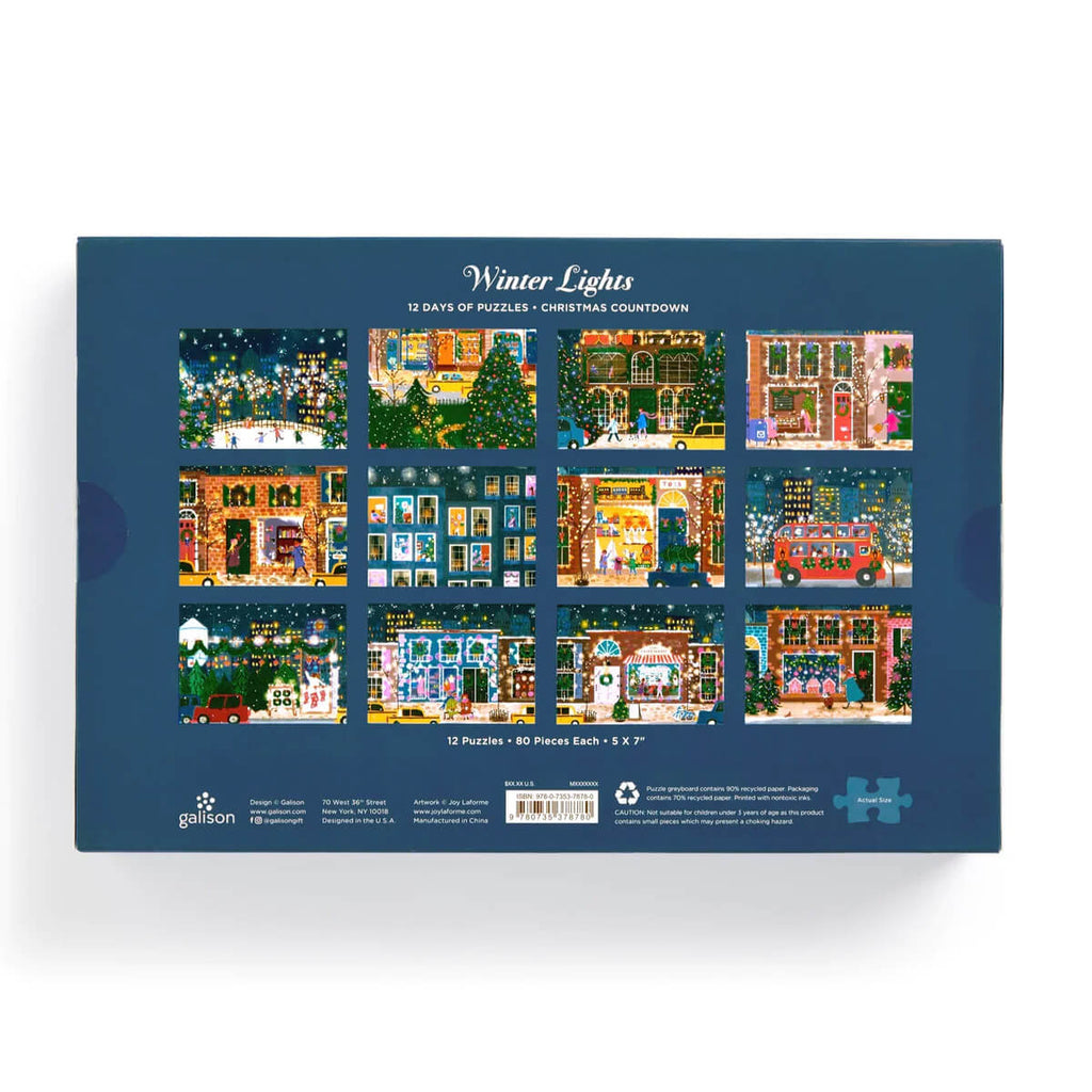 joy laforme christmas puzzle advent calendar