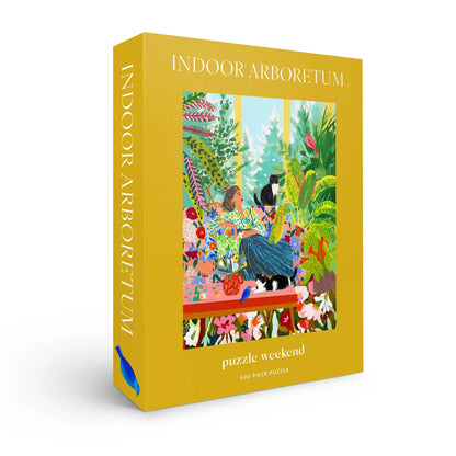 Indoor Arboretum 500 Piece Puzzle by Rafaela Mascaro of Studio Grand-Père