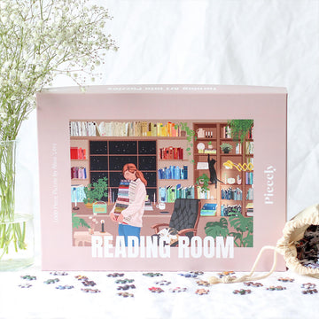 Reading Room 1000 Piece Puzzle by Piecely • Puzzle Weekend