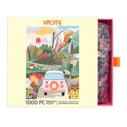 road trip jigsaw puzzle by werkshoppe