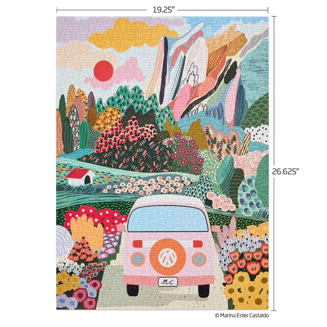 road trip jigsaw puzzle by werkshoppe