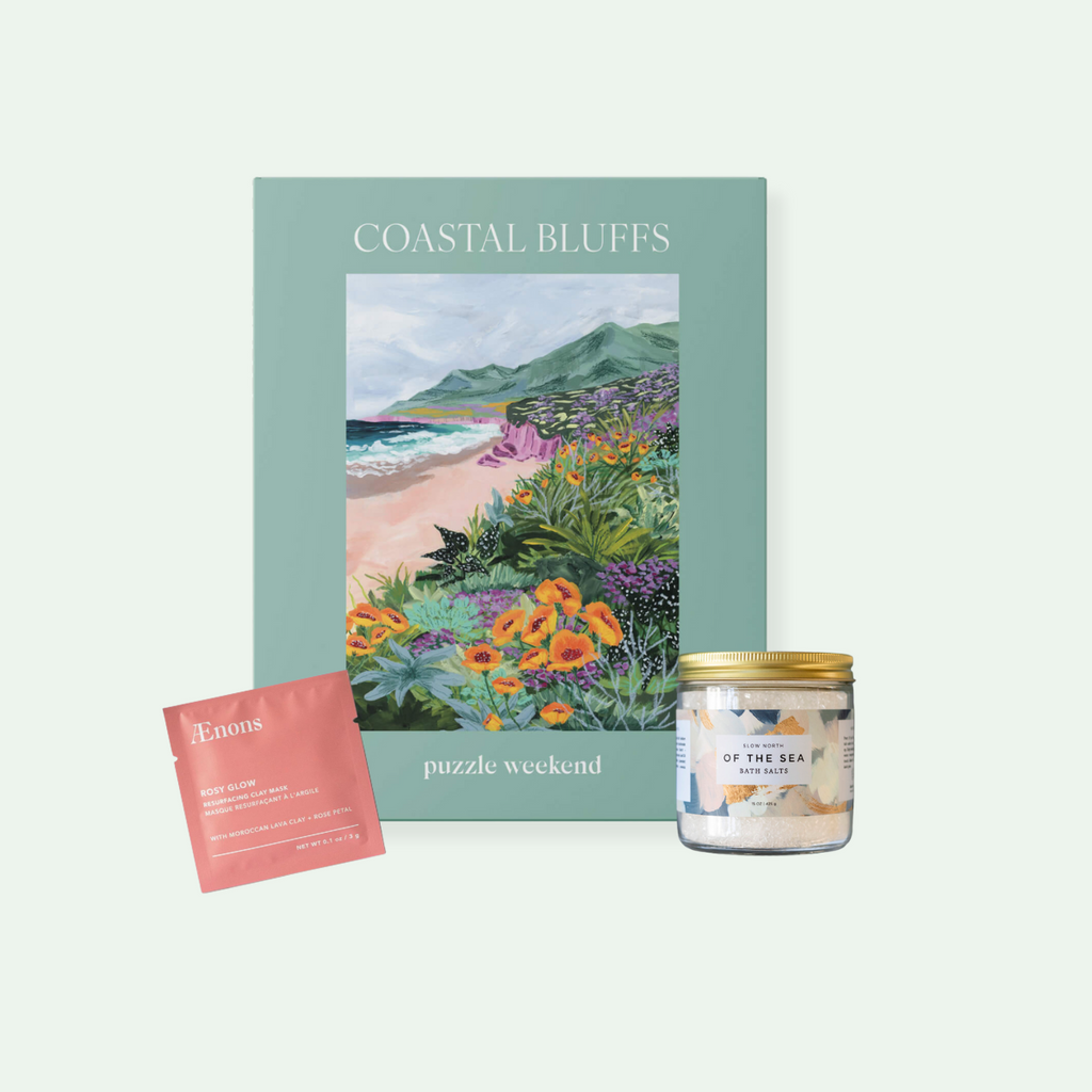 self care beach themed gift for puzzle lovers