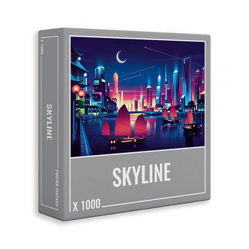 skyline 1000 piece cityscape puzzle by cloudberries