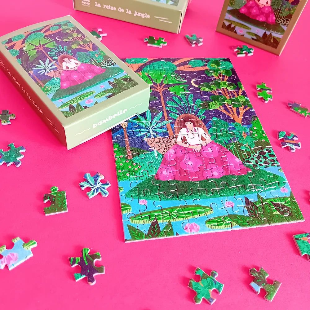 Studio Bambelle Mini Puzzle - The Queen of the Jungle Mini Puzzle from Puzzle Weekend