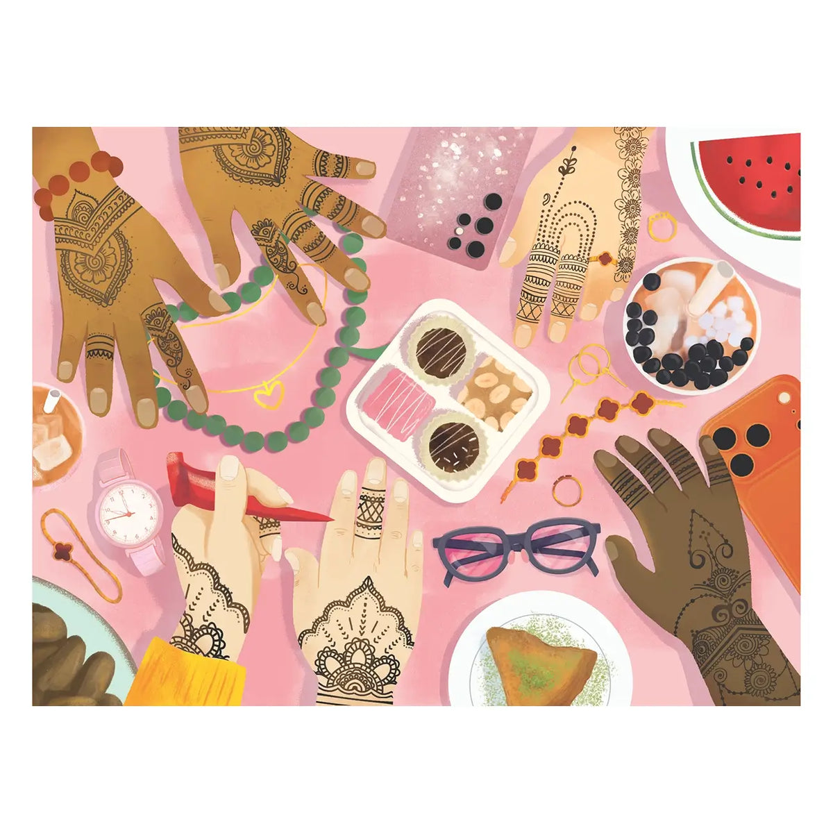 戯画　 SWEET collection Sweet Sisterhood Puzzle by Khaidir Syafei • Laila Luxury Puzzles