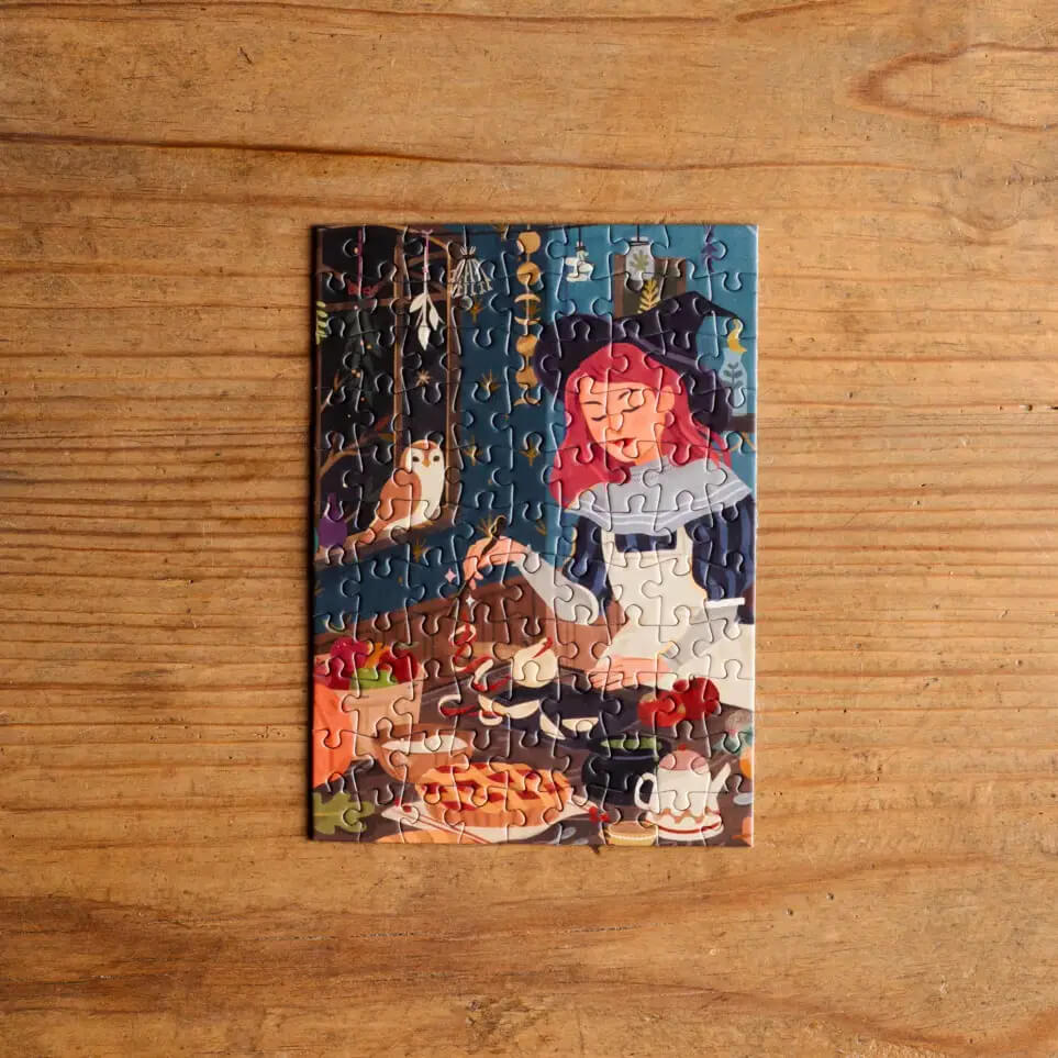 Witch Mini Puzzle by Trevell • Halloween Puzzle • Puzzle Weekend