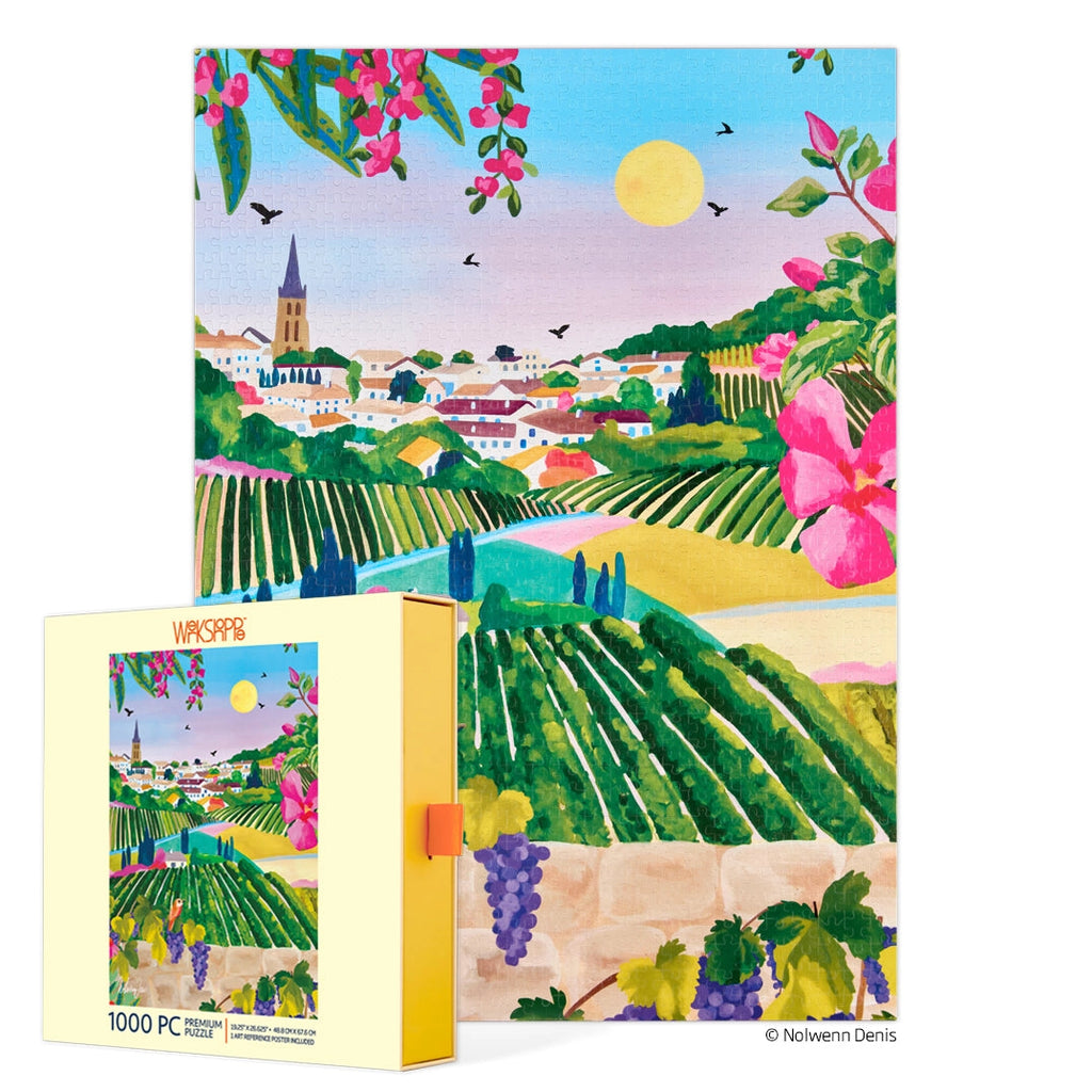 Village Vineyard Werkshoppe Puzzle by Nolwenn Denis