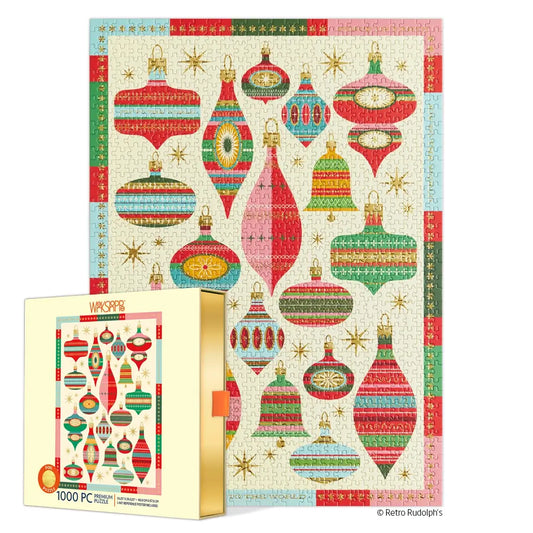 Vintage Ornaments 1000 Piece Puzzle by WerkShoppe • Puzzle Weekend