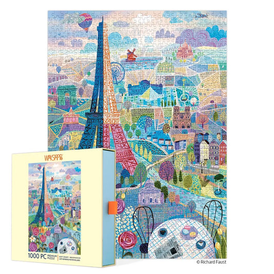 werkshoppe 1000 piece paris jigsaw puzzle