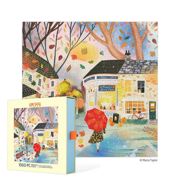 fall puzzle - Pumpkin Spice Café - werkshoppe puzzles