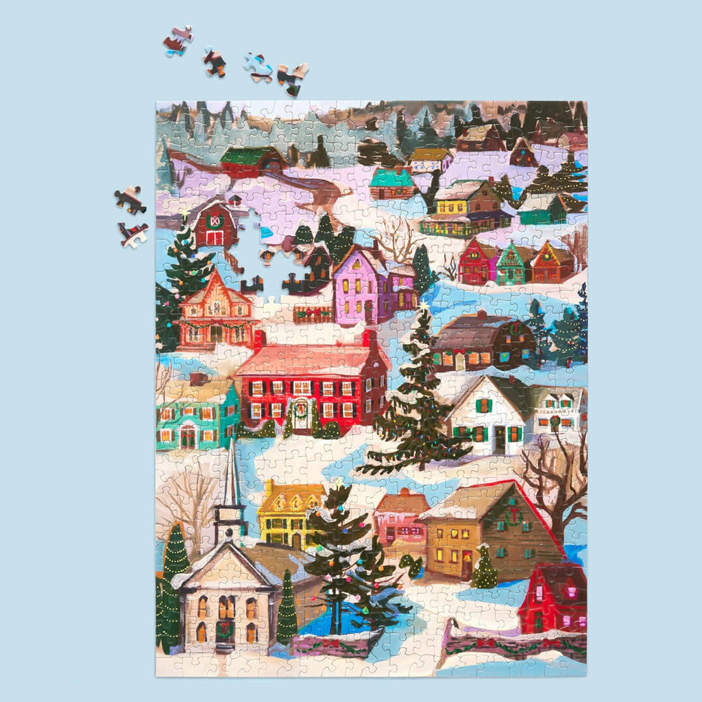 Winter Village 500 Piece Christmas Puzzle