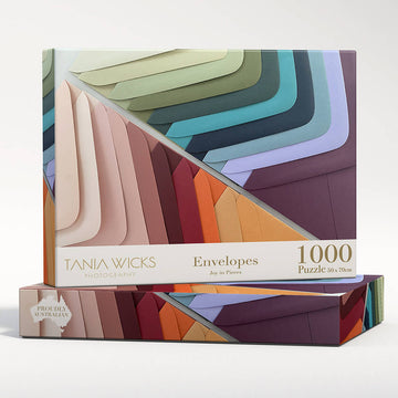 tania wicks colorful envelopes puzzle