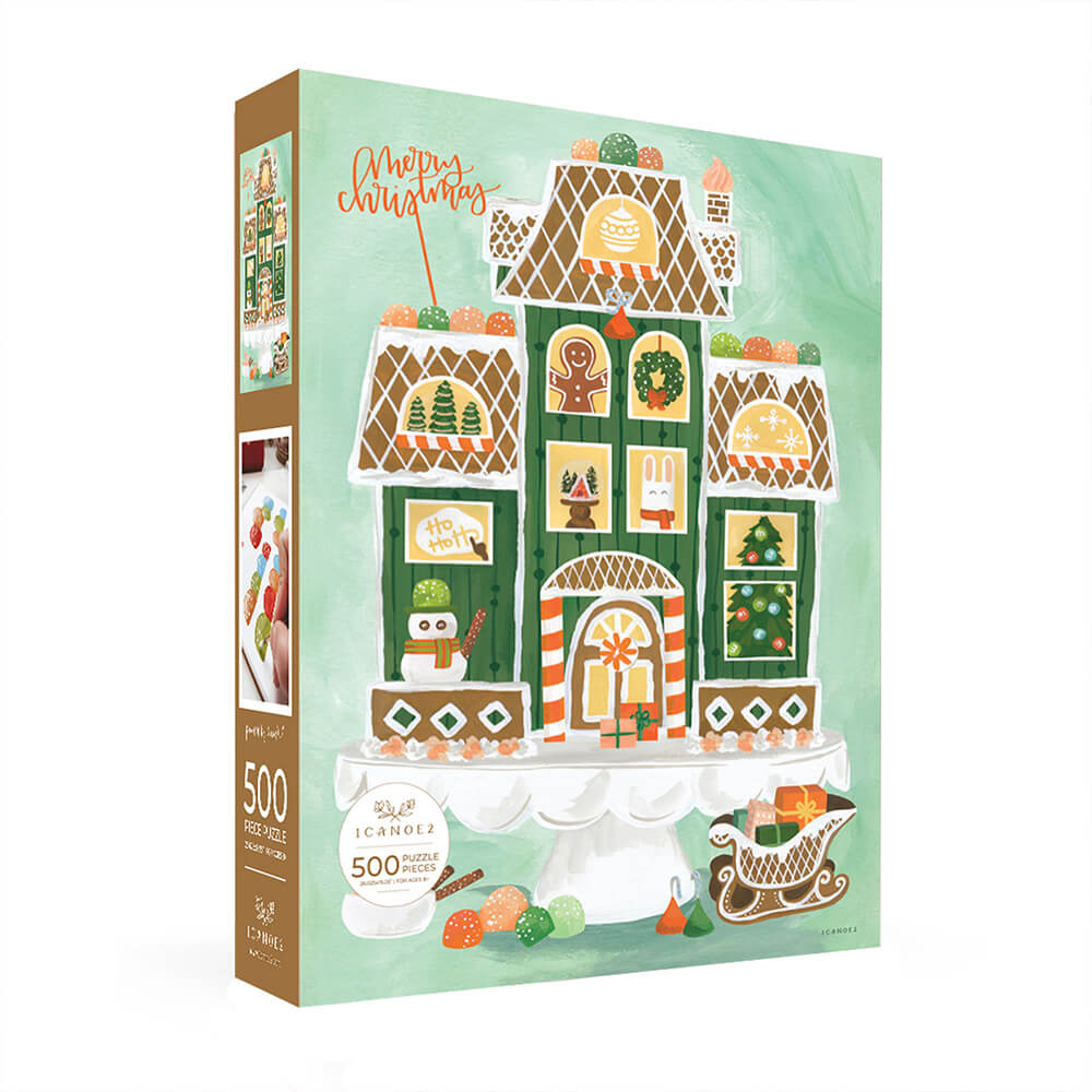 1canoe2 gingerbread christmas puzzle