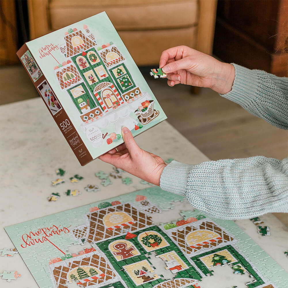 1canoe2 gingerbread christmas puzzle