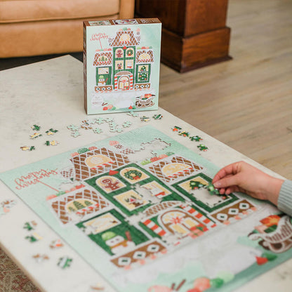 1canoe2 gingerbread christmas puzzle