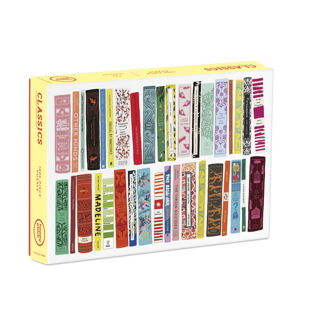 Classics 1000 Piece Books Puzzle by Happily Puzzles • Puzzle Weekend