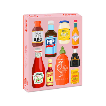 saucy condiments puzzle by happily