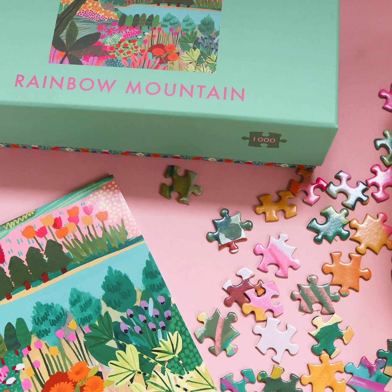 hebe studio puzzle - rainbow mountain