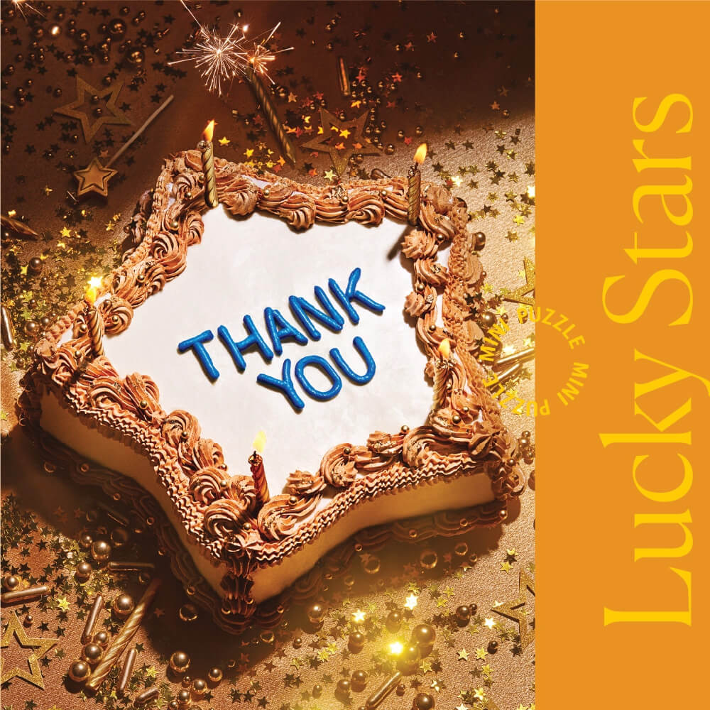 piecework lucky stars thank you puzzle