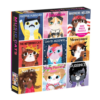 music cats jigsaw puzzle by mudpuppy