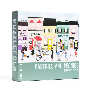 pastries and peonies puzzle by puzzlefolk