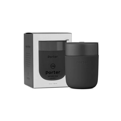 Ceramic Travel Mug in Charcoal