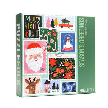 puzzlefolk seasons greetings stamps puzzle