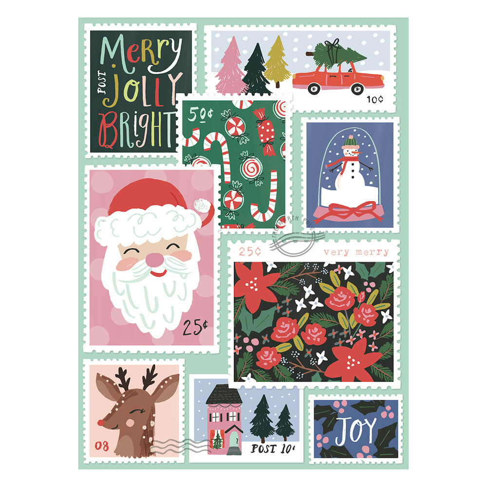 puzzlefolk seasons greetings stamps puzzle