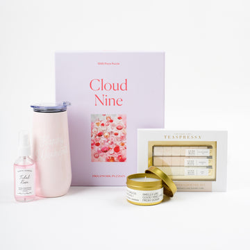 puzzle gift box for rose and champagne lovers