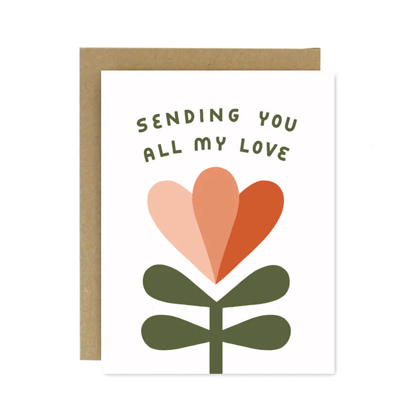 sending you all my love card