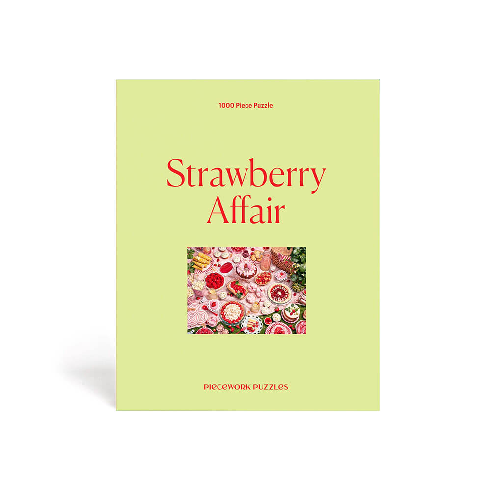 Strawberry Affair Puzzle by Piecework Puzzles
