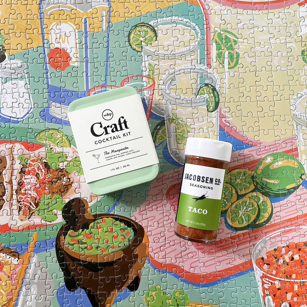 tacos & margarita themed gift box