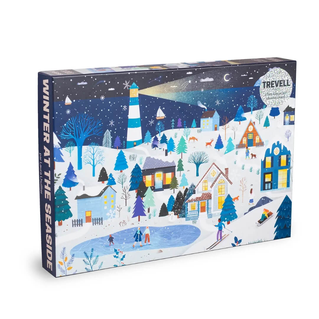 trevell puzzle - winter at the seaside
