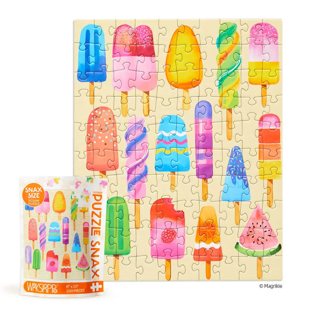 werkshoppe puzzle snax - popsicle party mini puzzle