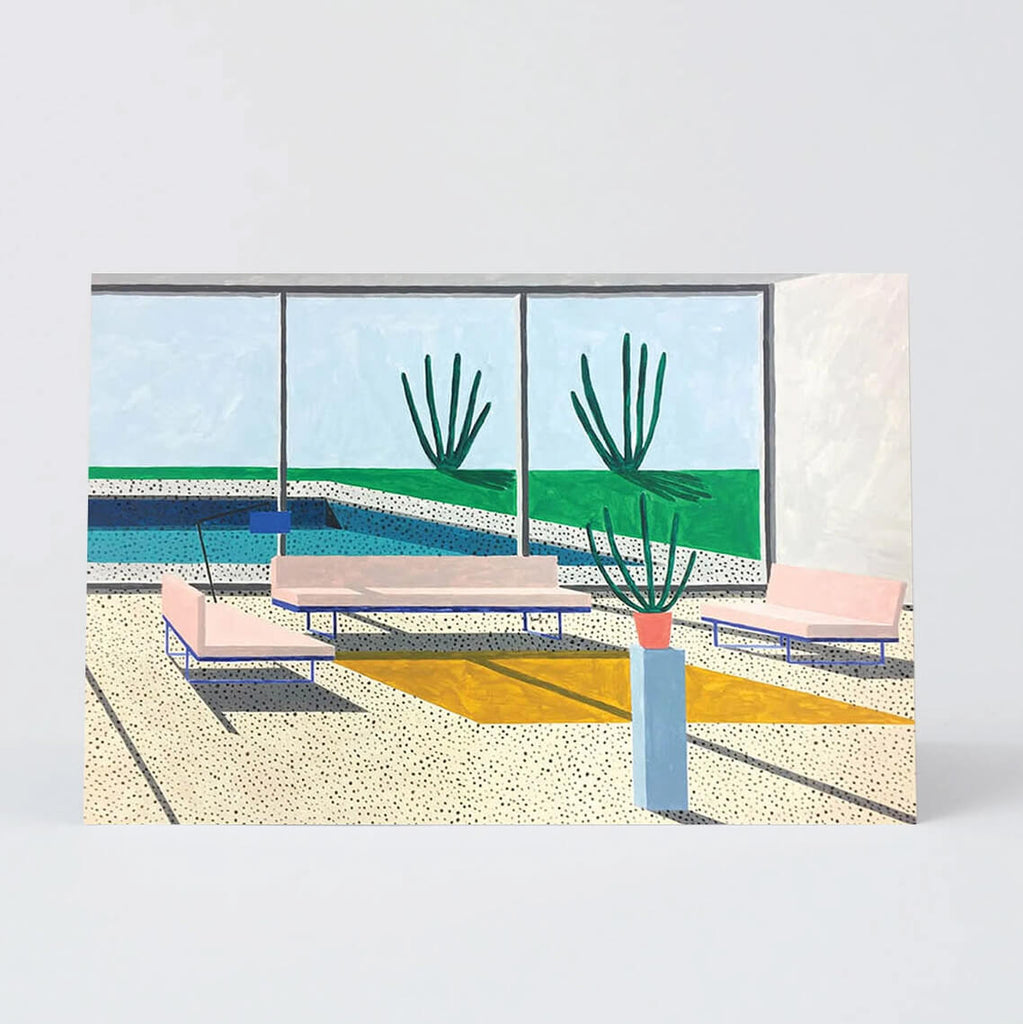 palm springs inspired greeting card by wrap